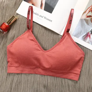 

Fitness Women Bra Top Push Up Women Bra Wire Free Padded Bra Top Female Underwear