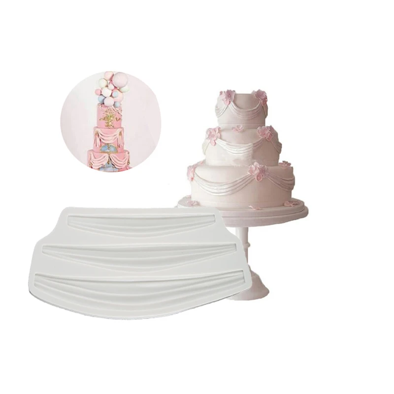 Wedding Lace Candy Gum Paste Silicone Mold2