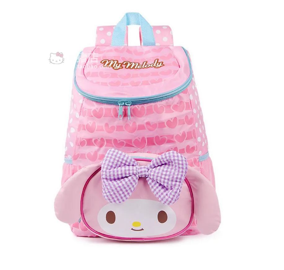 

Cartoon Cute Genuine My Melody Backpack Bag Primary School Bags Schoolbag Rucksa Melody Travel Bag Shoulder Bags For Girls Gift