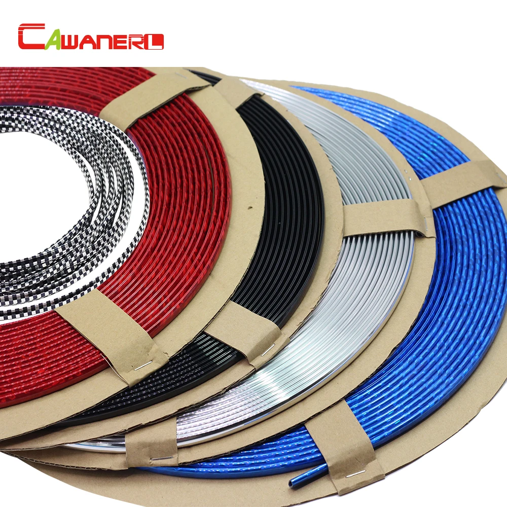 Cawanerl Car Chrome Trim Decoration Strip For Lada Granta Kalina Priora Largus Samara Hyundai Solaris Santa