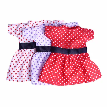 

Handmade Doll Wave Dress for 18-inch American Doll