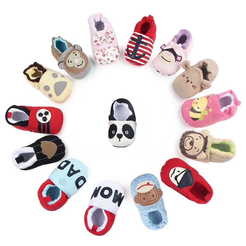 

Lovely Toddler First Walkers Fashion Shoes Spring Autumn kids children Baby shoes Round Toe Flats Soft Slippers Shoes DS19