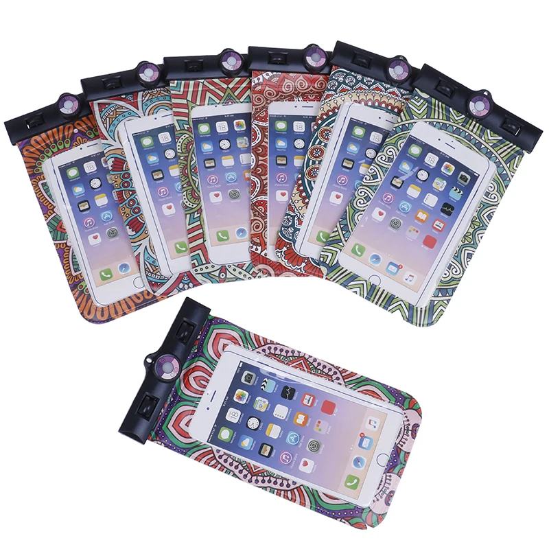 Waterproof Phone Case Multifunction CellPhone Dry Bag Pouch with Armband Feature & Neck Strap for Smart Phones