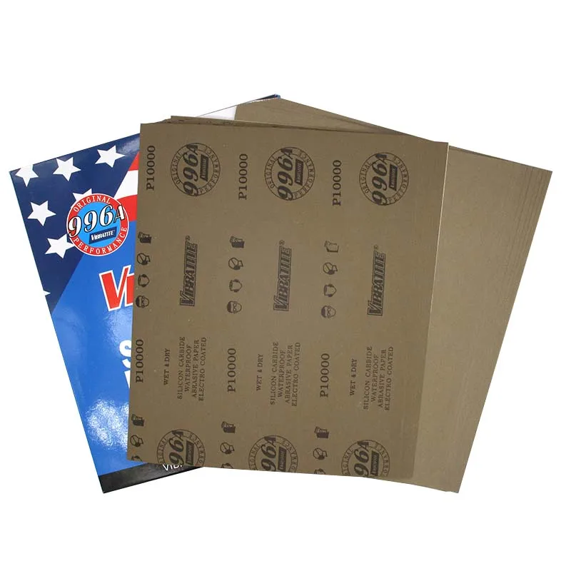 10PCS Papier Abrasif En Éponge Carrée Pour Le Ponçage Automobile Des