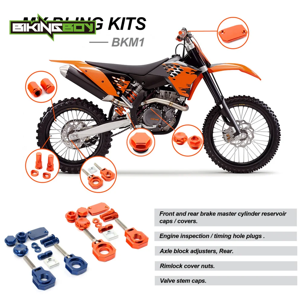 

BIKINGBOY Offroad Bling Kits for KTM 125-505 SX SXF 07 08 09 10 11 12 250-530 350 450 500 525 EXC-F 11-15 14 13 MX Motocross
