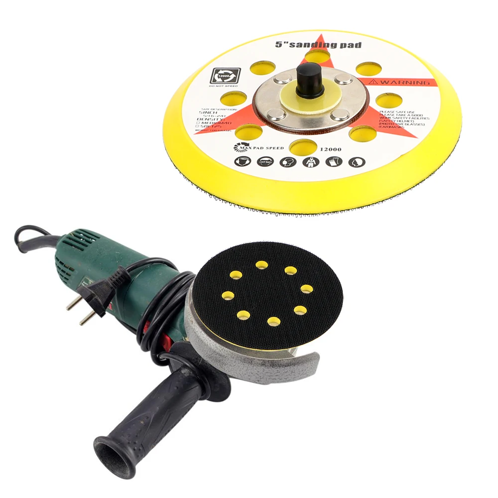 

Buffing Tools for polish machine Sanding Backing Plate Angle Grinder 8-Hole Woodworking Sand Disc Pad