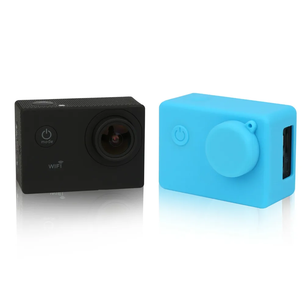 Силиконовый чехол для SJCAM SJ4000 wifi SJ5000 SJ7000 SJ9000 Мягкий защитный чехол для Eken H9 H9r GoPro Hero 3 Series Action camera