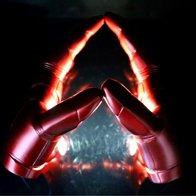 

7.5" Avengers Infinity War Superhero Tony Stark Iron Man gloves Teen version pvc Action Figure Collectible Model Cosplay Toy