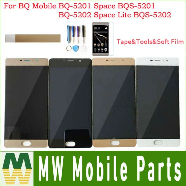 Для BQ Mobile BQ-5201 пространство BQS-5201 BQ-5202 Space Lite BQS-5202 BQ5201 ЖК-дисплей Дисплей Сенсорный экран Сенсор экран планшета с лентой