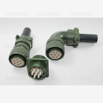 

1pcs-20pcs 7Pins Aviation Plug MS3102 3106A20-15S Elbow Connector Encoder Servo Motor Jack