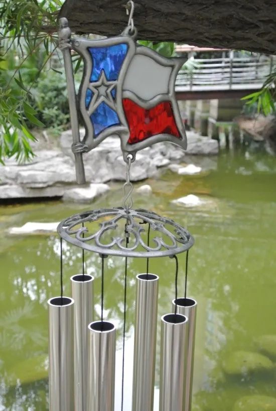 Resonant Sound Relaxing Windchimes Metal Glass Alloy Chapel Church