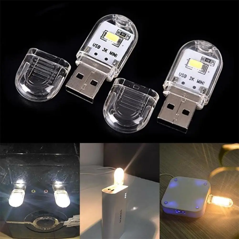 Портативный светодиодный мини ночсветильник с питанием от USB настольная лампа