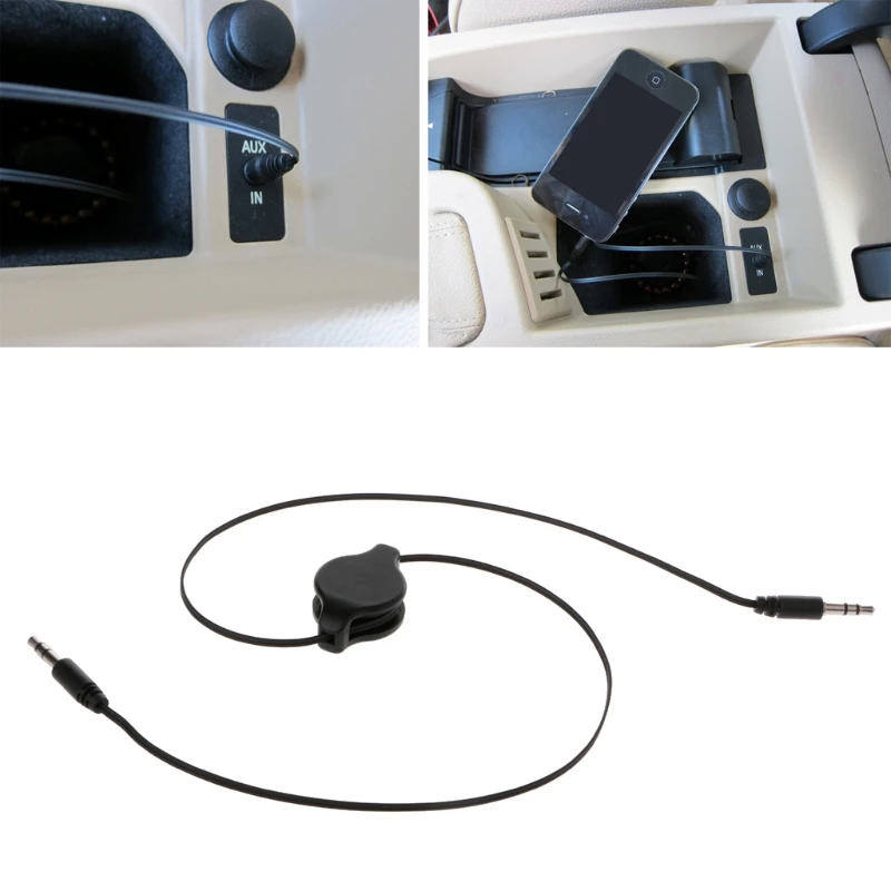 3,5 мм папа-папа авто гибкий вспомогательный Aux стерео аудио кабель-удлинитель
