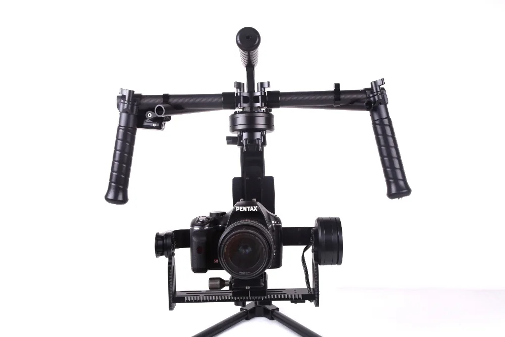 

RCMOY Updated version Handheld 3-Axis Brushless Gimbal Stabilizer Gyroscope for DSLR Camera 5D3/ GH4/ A7S/ BMPCC ready to use