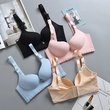 Модный бюстгальтер для женщин, пуш-ап, нижнее белье, беспроводной бюстгальтер, бесшовный бюстгальтер без косточек, весеннее ультратонкое нижнее белье, нижнее белье