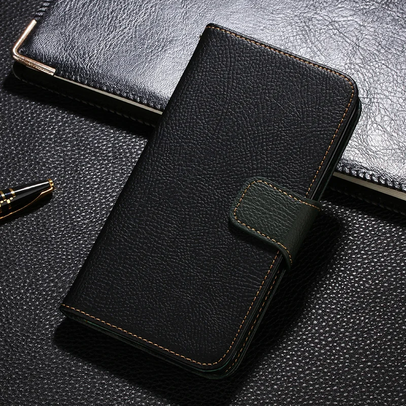 Личи контрастный цвет Мягкий ТПУ + PU флип чехол с слотом для карт lenovo телефонов ZUK