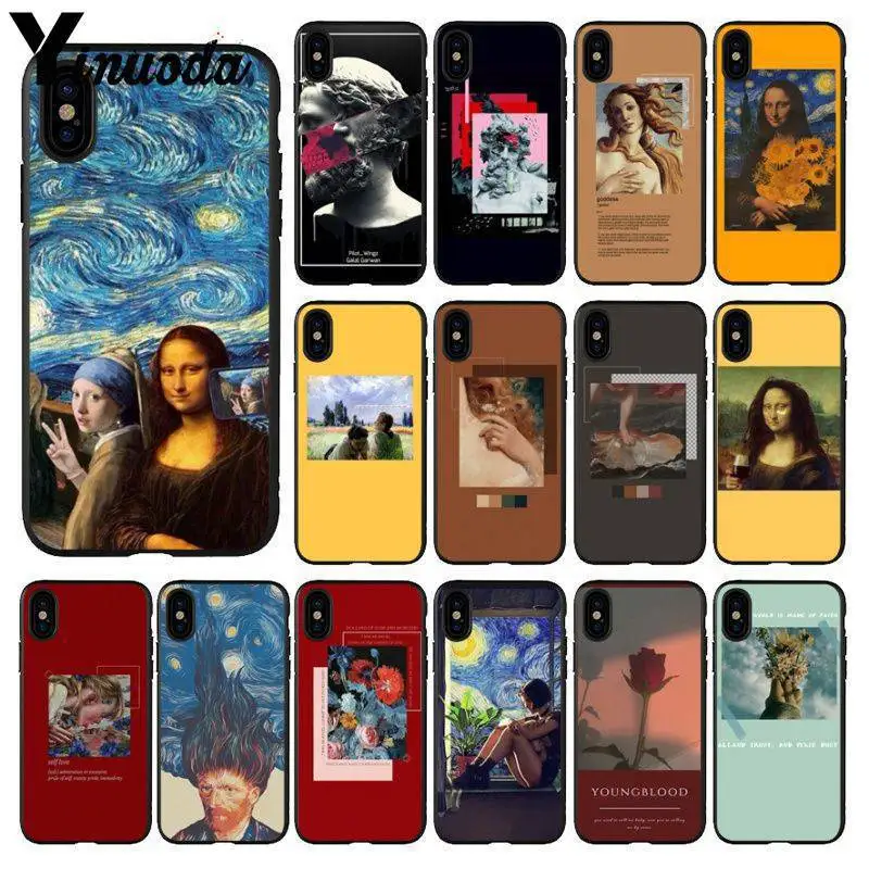 Yinuoda отличный художественный эстетический чехол для iPhone X XS MAX 6 6s 7 7plus 8 8Plus 5 5S SE XR |