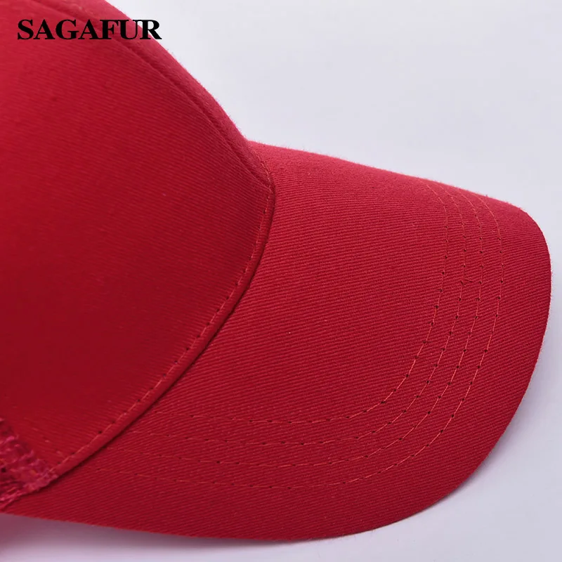 Женская бейсбольная кепка конский хвост Snapback Повседневная Спортивная