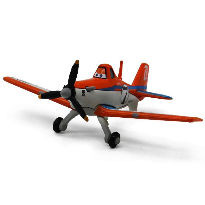 Disney Pixar cars 2 Planes 2 No.7 Dusty Crophopper 7cm Metal Diecast alloy classic Toy Plane