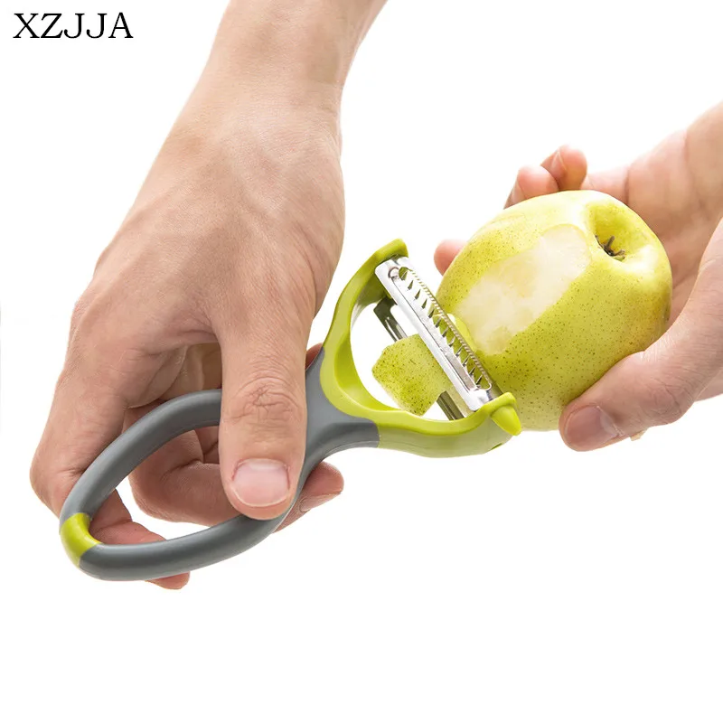 XZJJA Creative Kitchen Vegetable Peeler Multifunctional Cucumber Peeler & Zester Potato Carrot