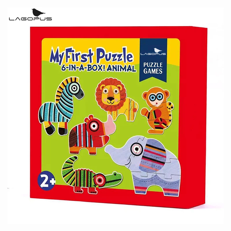 

Lagopus Baby Puzzle Set Education Learning Tools Toy for Kids Magic Intellect puzzles for children New