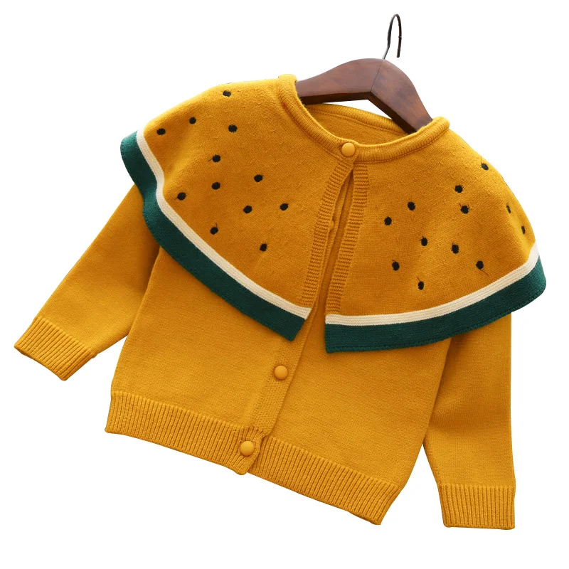 watermelon baby cardigan