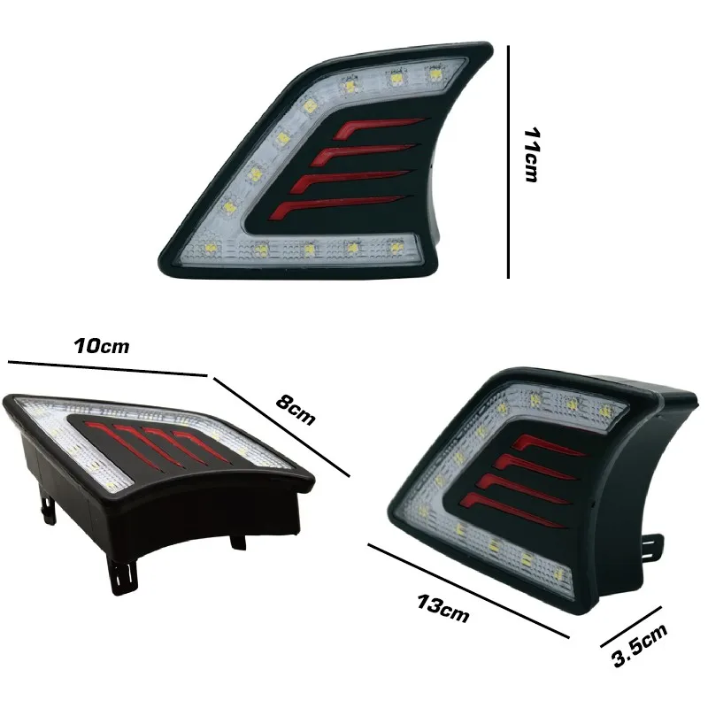 SUNKIA 2 шт./компл. стайлинга автомобилей светодиодный DRL Дневной светильник супер яркий светодиодный светильник тумана для Toyota Hilux Vigo 2012 2013