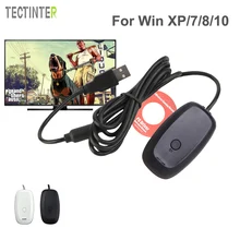 For Xbox 360 Wireless font b Gamepad b font PC USB Receiver Adapter Supports Win 7
