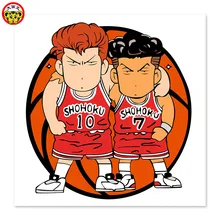 Slam Данк, игрок NBA, красивый мальчик, аниме Данк DIY Цифровая живопись, рисунок на ткани