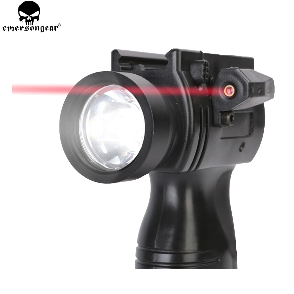 EMERSONGEAR STL-300J Black Aluminum Alloy Girp Tactical Rail Mount Series FlashLight EM0135 EMERSONGEAR STL-300J Black Aluminum Alloy Girp Tactical Rail Mount Series FlashLight EM0135