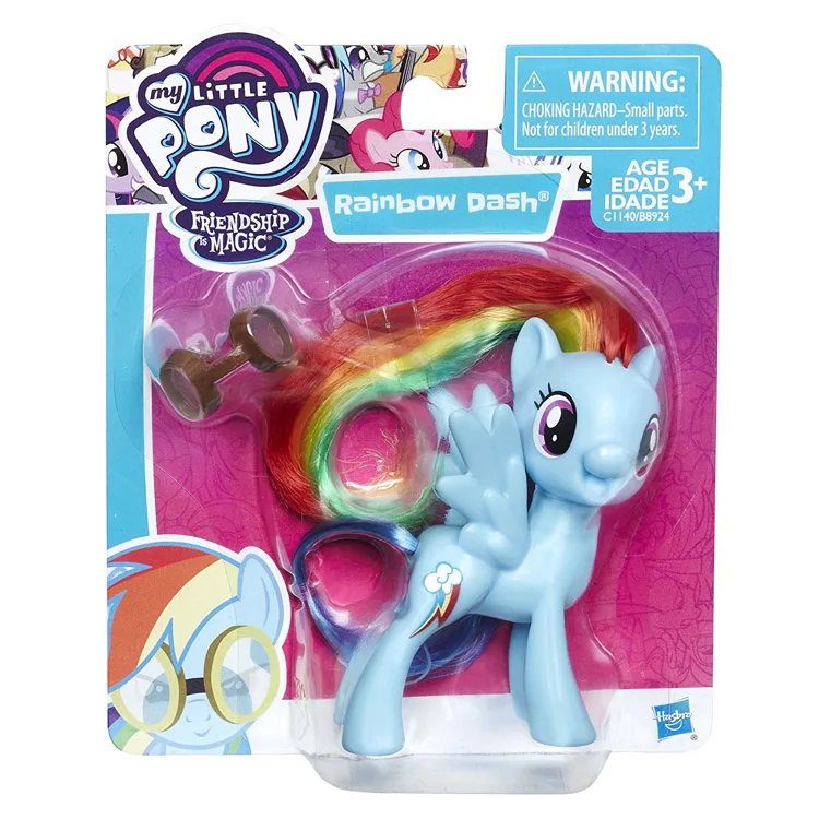 Игрушки My Little Pony DJ Pon-3 Big Mcintosh Rainbow Pinkie Rarity, фигурки, игрушки для детей, подарок на день рождения для девочек, Bonecas - Цвет: C1140