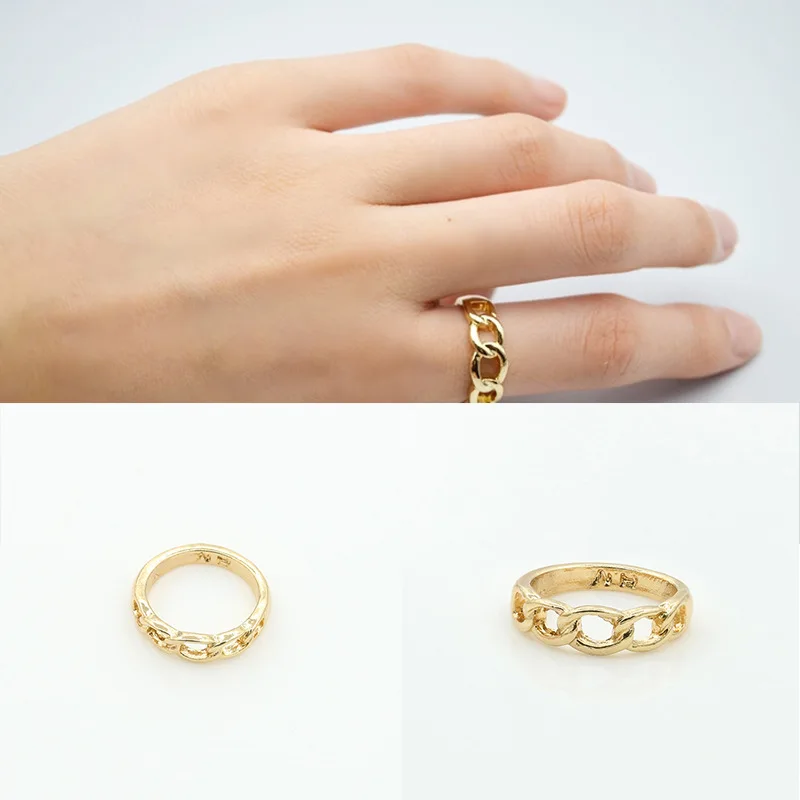 

new trend gold knuckle rings for women wedding ring stainless steel hollow geometric jewelry bague femme anillos