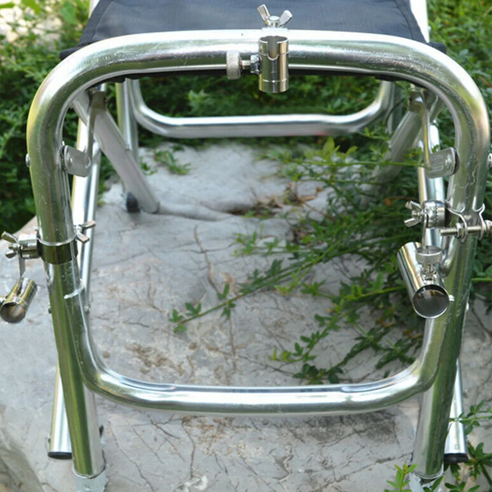Clip Fishing Rod Holder Hardware Practical Anti-slip Corrosion Resistance Stainless Steel Bracket Marine Clamp Rail Chair Mount |