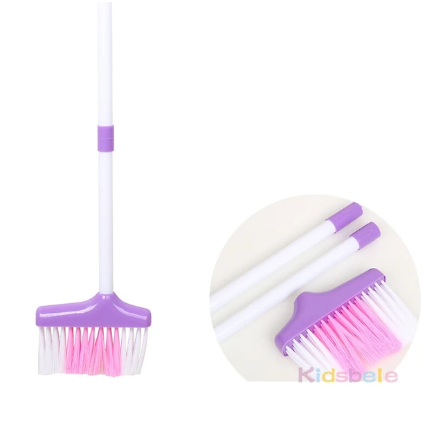 Kids Toys Baby Play Housekeeping Toys Mini Simulation Mop Broom Bucket Swab Kids Role Playing Pretend Play Educational Toy 4