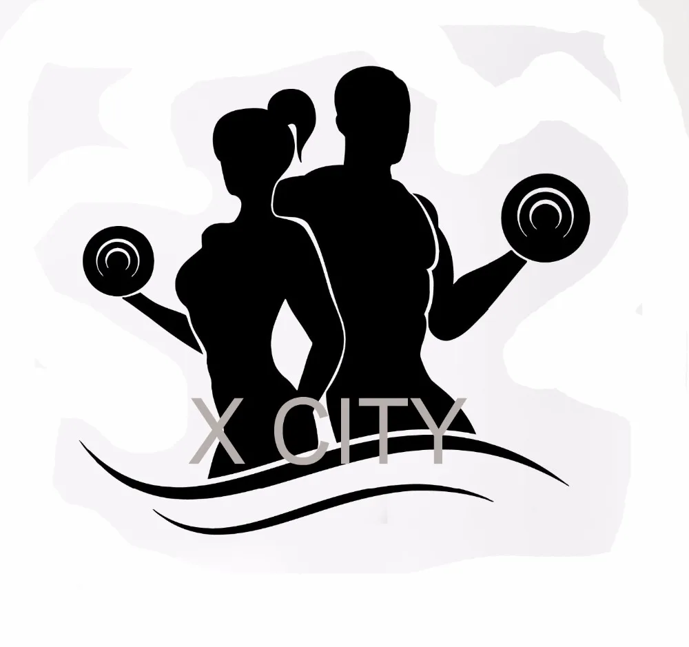 for room fitness wall decals Fitness Buy Silhouette Cheap Fitness Popular Silhouette lots from