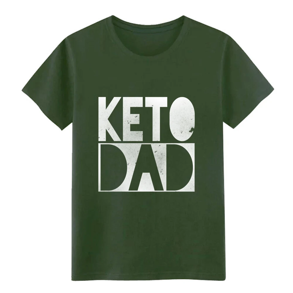 Keto Dad Ketogenic Tee с низким содержанием углеводов диета кетоза футболка дизайн 100%