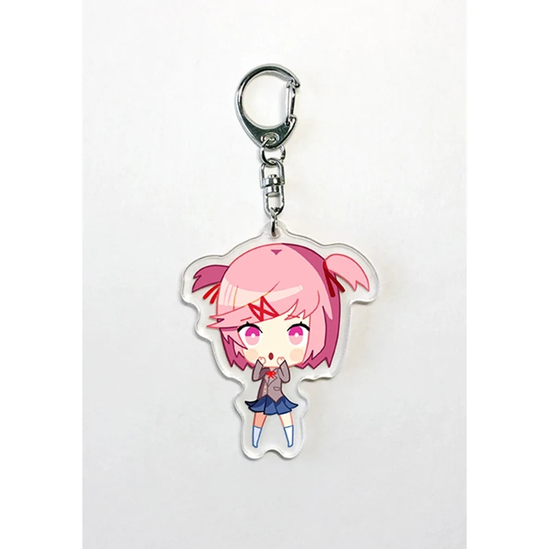 Игра ROLECOS Doki Literature Club Monika Natsuki Sayori Yuri аксессуары для косплея акриловый кулон
