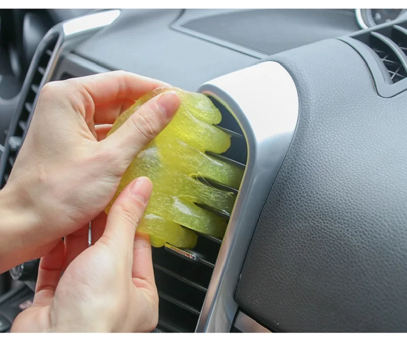 Car Clean soft rubber car suppliesinterior For BMW Benz air conditioning air outlet dust universal removal clean Gel (1)