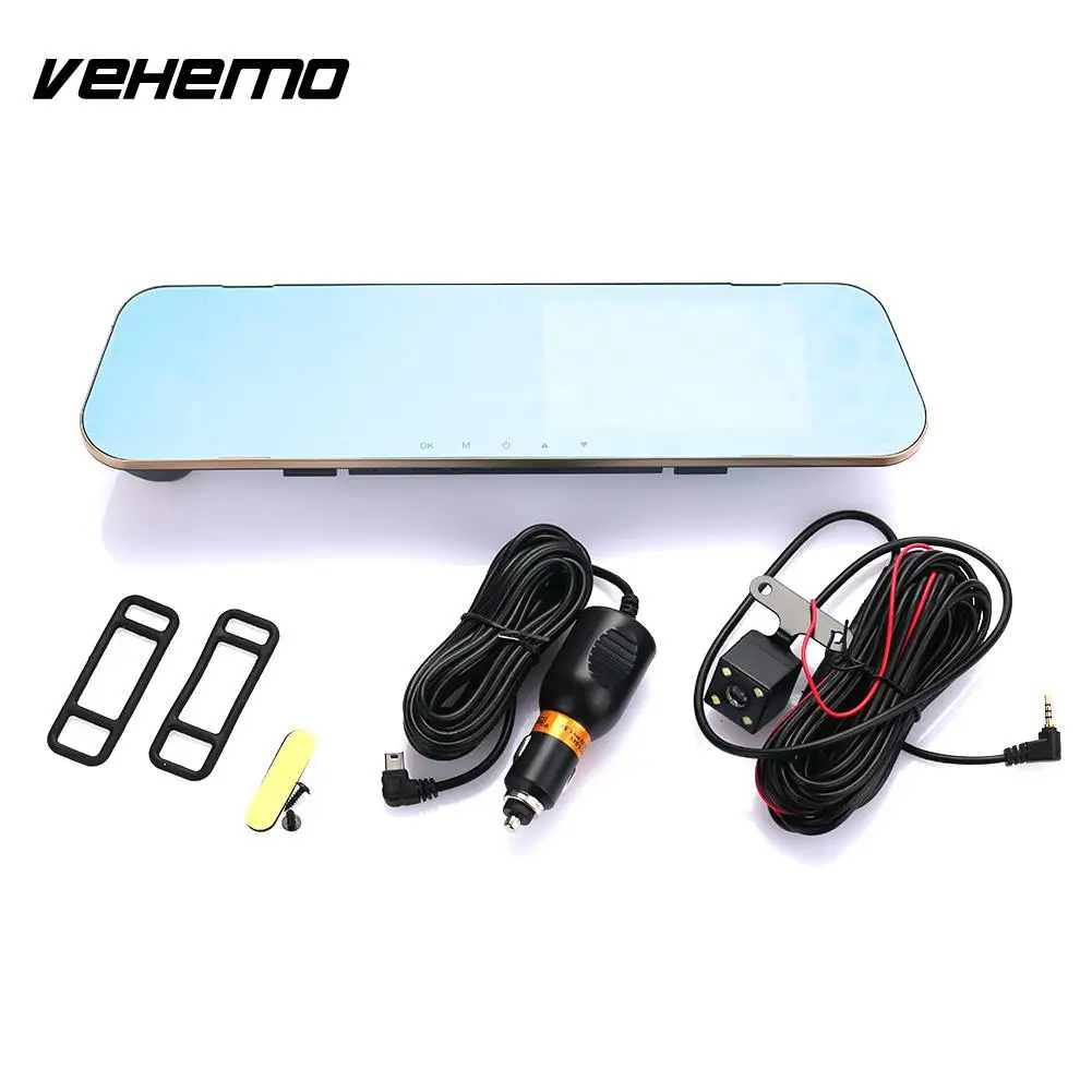 Vehemo 1080 P Full HD видеорегистратор петля запись видеокамеры для вождения Мини