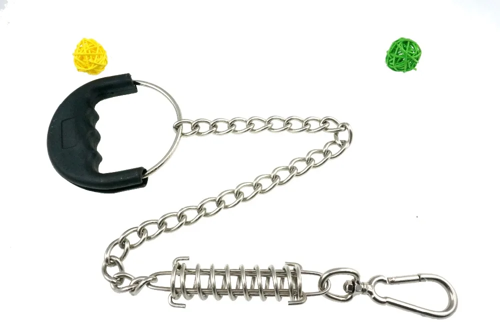 

Gujia 8109 Stainless Steel Short Leashes Dog traction Rope Traffic Leash+buffer Spring Training Walk for Medium Large dog