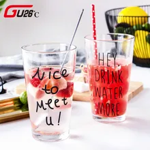 400 мл прозрачный черный белый креативный стеклянный кофе чай и Напитки Десерт Кружка для молока на завтрак стеклянная кухонная утварь кружки