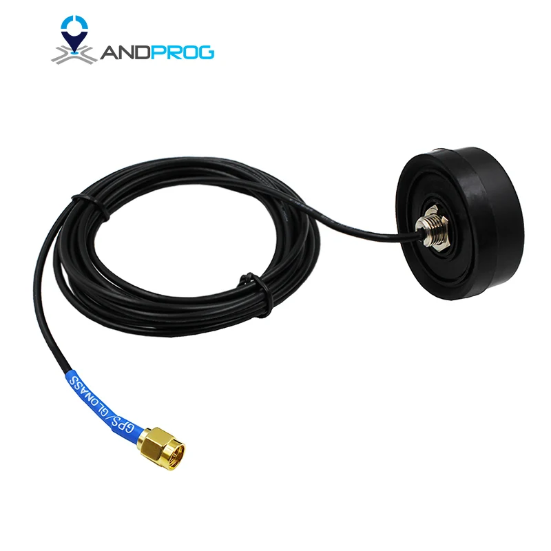 

high quality waterproof car GLONASS L1 signal antenna,GNSS antennas with L-Band SMA 3 meters