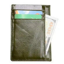Slim Wallet RFID Front Pocket Wallet Card Wallet Minimalist Secure Thin Credit Card Holder Tarjetero Passport Cover ID Card Hold