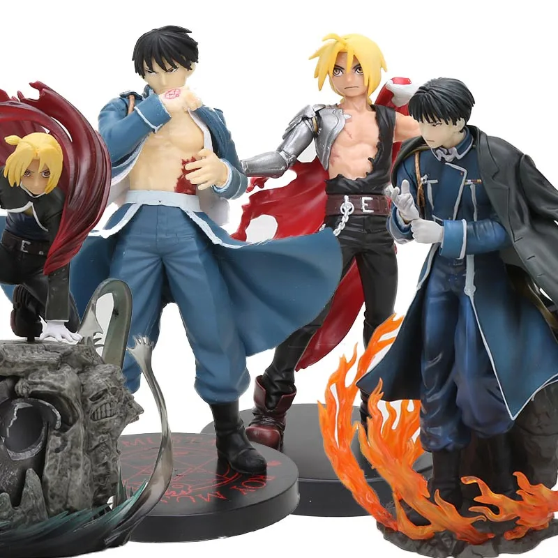

Roy Mustang figure Anime Fullmetal Alchemist Figure toy Edward Elric 117 DXF PVC Action Figure Collection Brinquedos