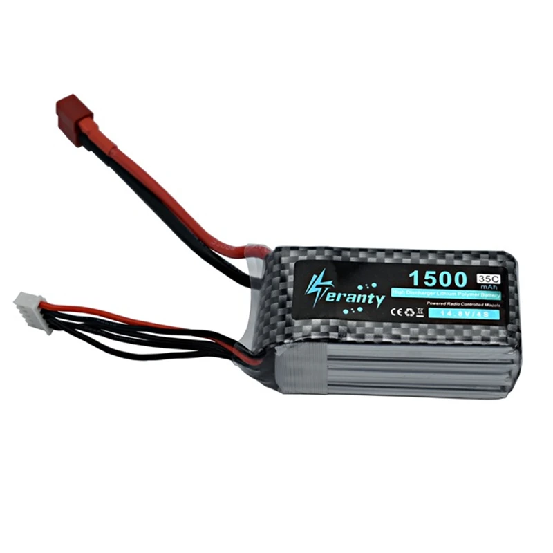 14 8 v 1500mAh 35C LiPo батарея с T/XT60/JST/EC3 штепсельная вилка 11 1 4S аккумуляторная Lipo для RC