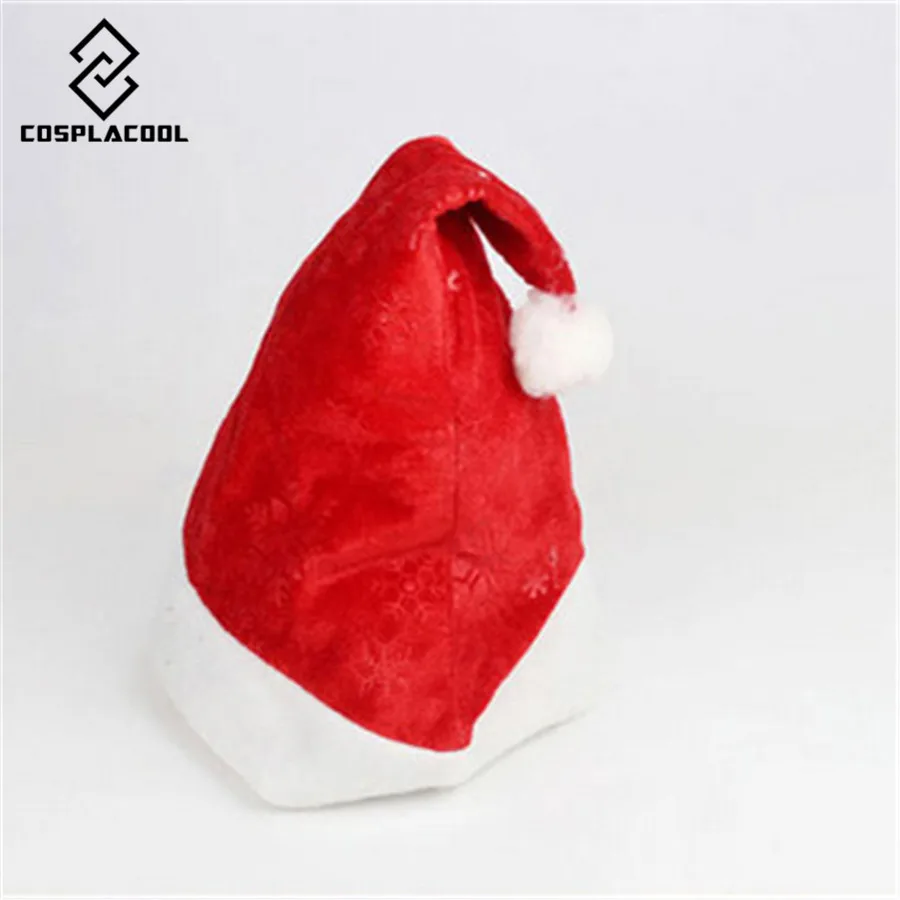 

[COSPLACOOL] High-grade pleuche men's and women's Christmas hats Adult Christmas hat Christmas gifts decorations