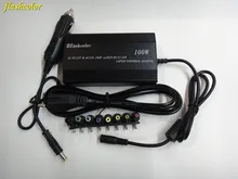 Flashcolor розничная + Оптовые Новый 100 Вт ноутбук универсальный AC DC адаптер USB Мощность Зарядное устройство ЕС Plug ноутбук автомобилей