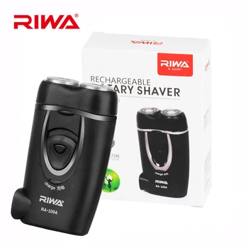 

Electric Dual-Blade Independent Floating Shaver Cordless Rotate Men Compact Razor Male Beard Shaving Cutter Machine Close Face