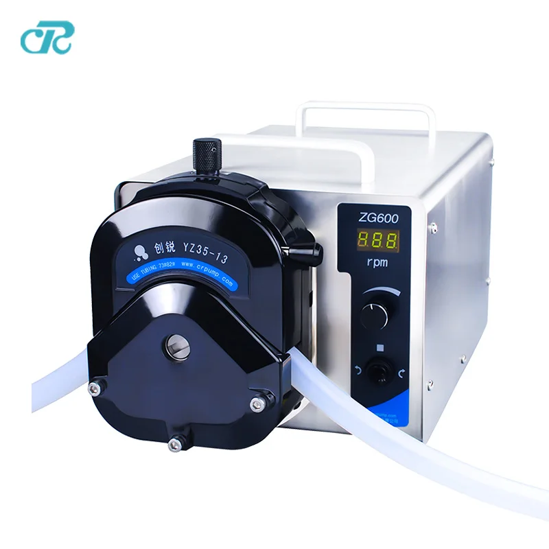 Industry DC Motor AC220V Peristaltic Pumps Large Flow with 3 Led