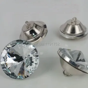 

(1100PCS/LOT ) 25MM SATELLITE CLEAR BUTTONS FOR DECORATION